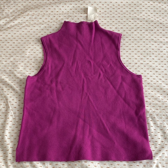 Nicole Miller Fuchsia Sleeveless Tank Top - Picture 1 of 3